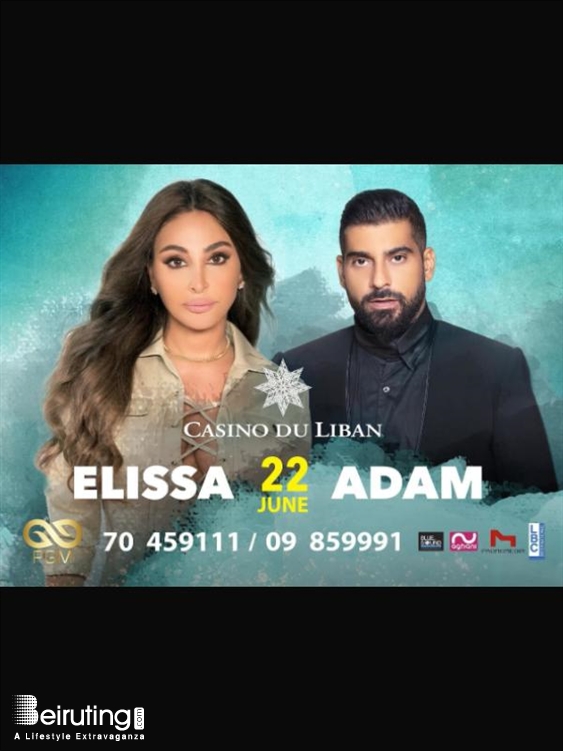 Casino du Liban Jounieh Concert Elissa & Adam at Casino du Liban  Lebanon