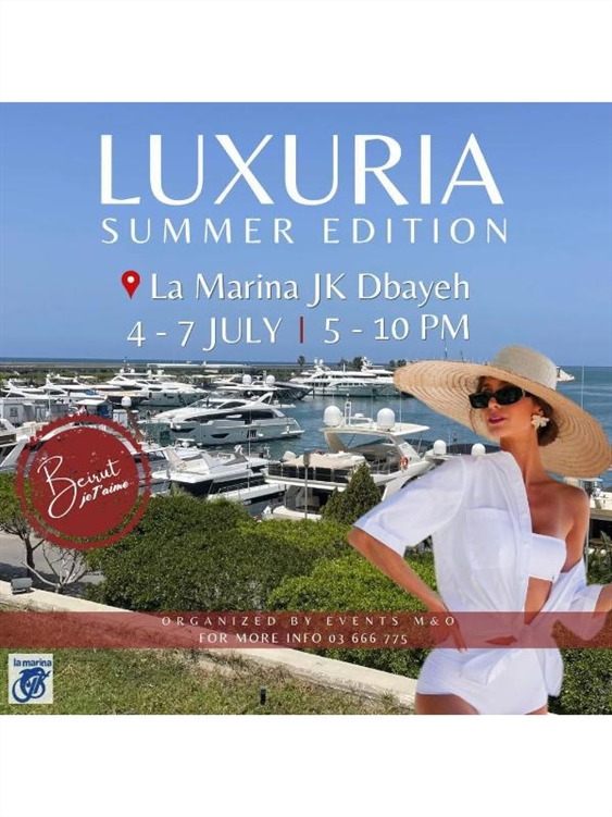 La Marina Dbayeh Exhibition Luxuria Summer Edition Lebanon