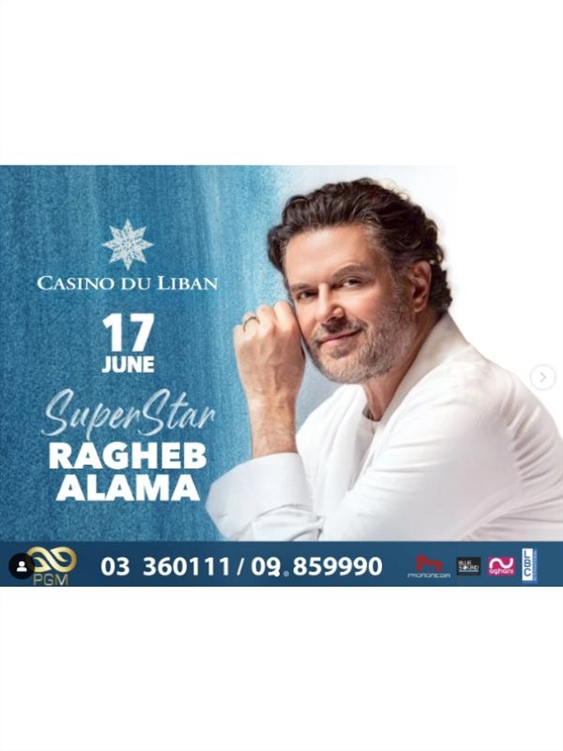 Casino du Liban Jounieh Concert Ragheb Alama at Casino du Liban Lebanon
