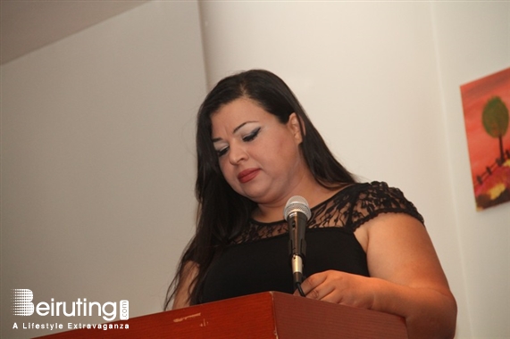 Social Event Malak Al Intizar a poetry night by Desiree Saccal Lebanon