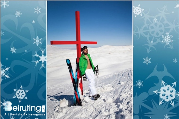 Around the World Outdoor Original pictures of the Skiers calendar Lebanon