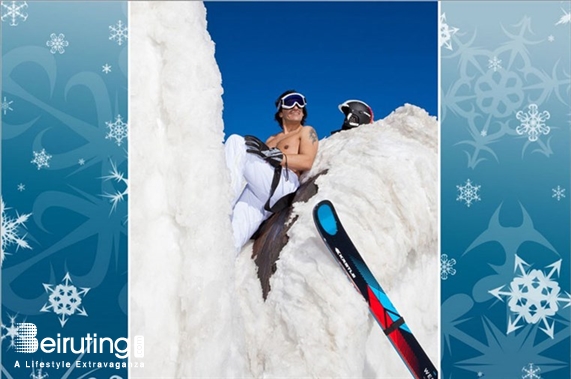 Around the World Outdoor Original pictures of the Skiers calendar Lebanon