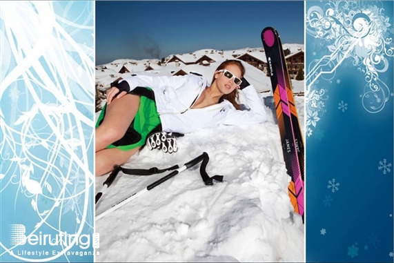 Around the World Outdoor Original pictures of the Skiers calendar Lebanon