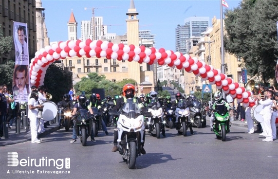 Activities Beirut Suburb Outdoor Gebran Tueni Rally Paper Lebanon