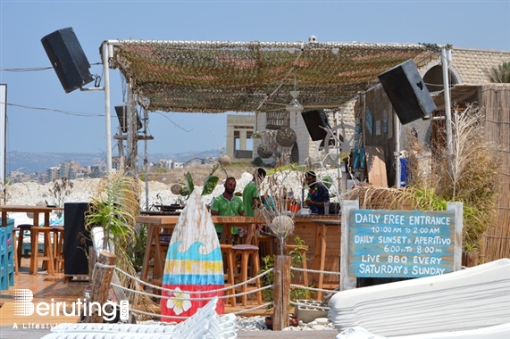 Tonic Cafe Bar Jounieh Beach Party Tonic Beach Bar on Sunday Lebanon