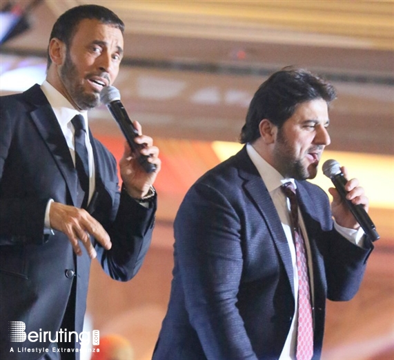 Phoenicia Hotel Beirut Beirut-Downtown New Year Wael Kfoury & Kazem el Saher on new year Lebanon