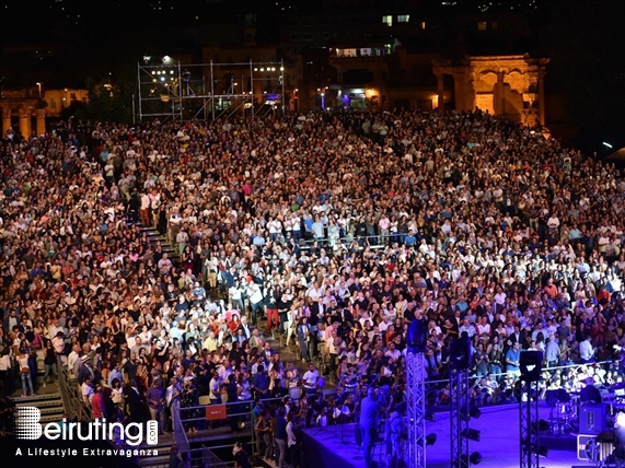 Baalback Festival Concert Ibrahim Maalouf at Baalbeck Festival Lebanon