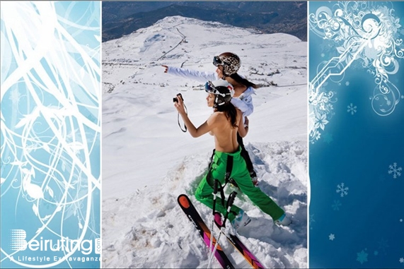 Around the World Outdoor Original pictures of the Skiers calendar Lebanon