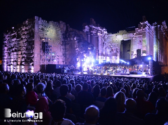 Baalback Festival Concert Ibrahim Maalouf at Baalbeck Festival Lebanon