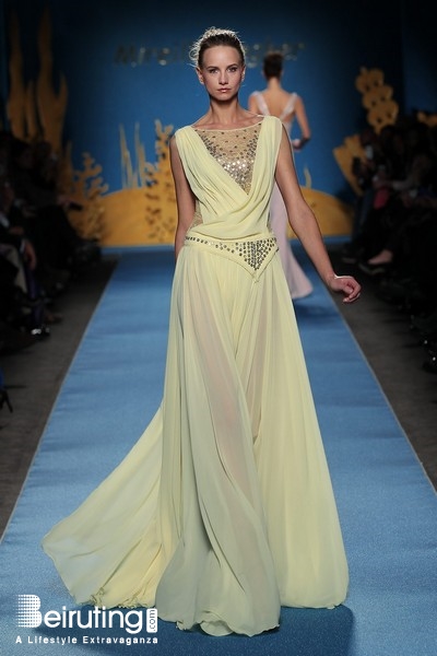 Around the World Fashion Show Mireille Dagher Haute Couture SS14 Lebanon