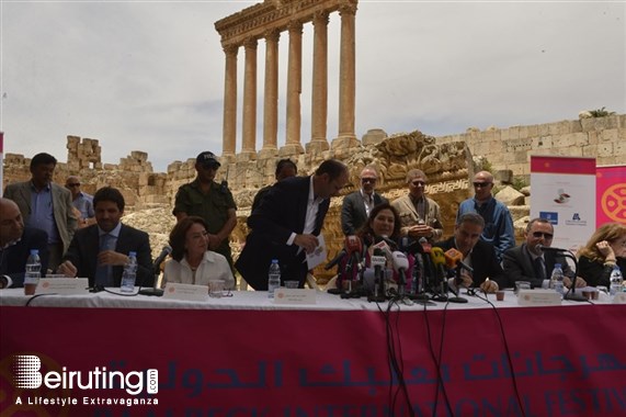 Baalback Festival Social Event Baalbeck International Festival Press conference  Lebanon