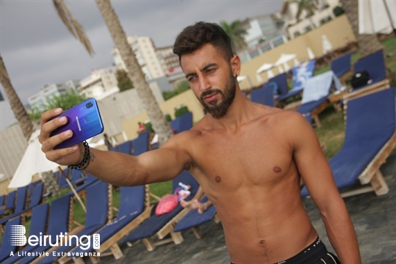  Koa Beach Resort Jounieh Beach Party Mexico Sunday at Koa-Selfies taken by HUAWEI nova 3i Lebanon