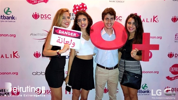 White  Beirut Suburb Social Event Donner Sang Compter Fundraising at White Lebanon