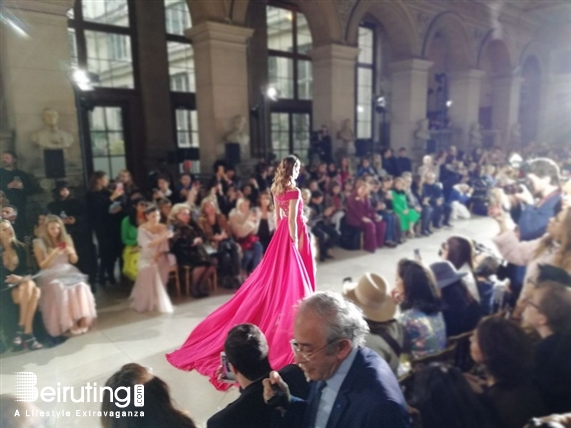 Around the World Fashion Show Georges Hobeika Spring Summer 2018 Couture at PFW Lebanon