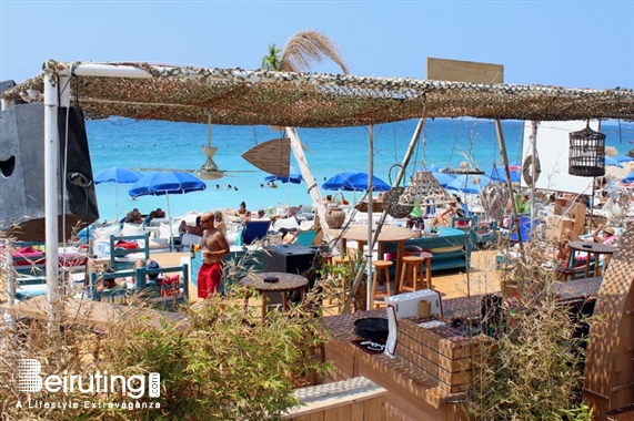 Tonic Cafe Bar Jounieh Beach Party Tonic Beach Bar on Sunday Lebanon