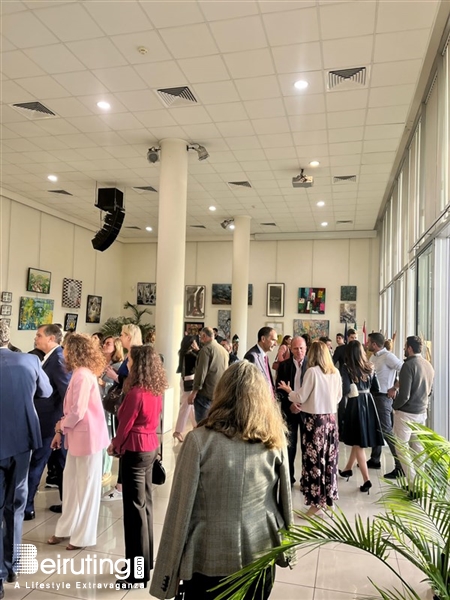 Social Event Rotating Art Exhibition at the Italian Embassy in Beirut Lebanon