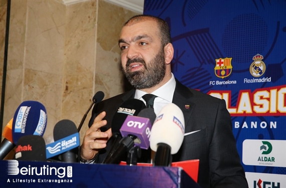 Phoenicia Hotel Beirut Beirut-Downtown Social Event LMS Sports-El Clasico Press Conference Lebanon