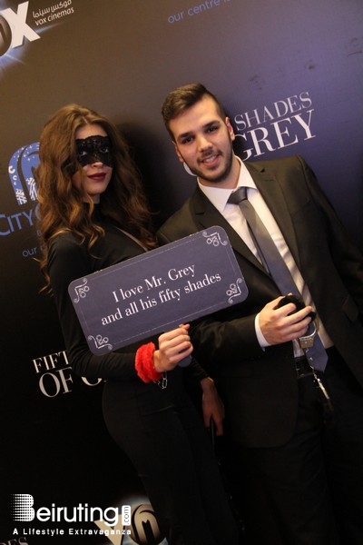 City Centre Beirut Beirut Suburb Social Event Avant Premiere of Fifty Shades Of Grey at Vox Lebanon