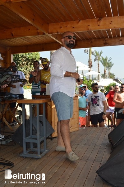Ocean Blue Jbeil Beach Party Majd Moussally at Ocean Blue Lebanon