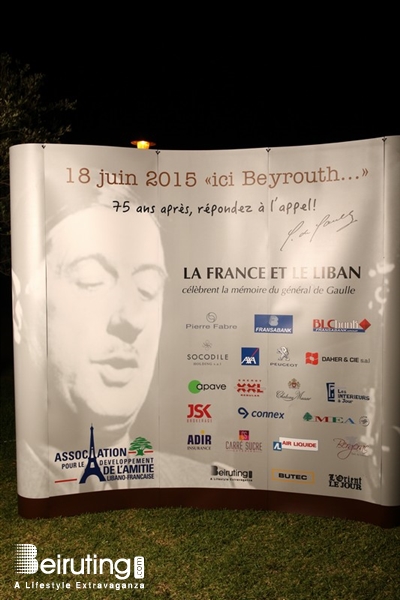 Activities Beirut Suburb Social Event L'ADALF Celebre 75e Anniversaire du General De Gaulle Part 1 Lebanon