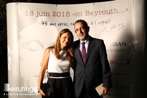 Activities Beirut Suburb Social Event L'ADALF Celebre 75e Anniversaire du General De Gaulle Part 1 Lebanon