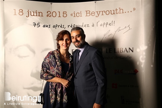 Activities Beirut Suburb Social Event L'ADALF Celebre 75e Anniversaire du General De Gaulle Part 1 Lebanon