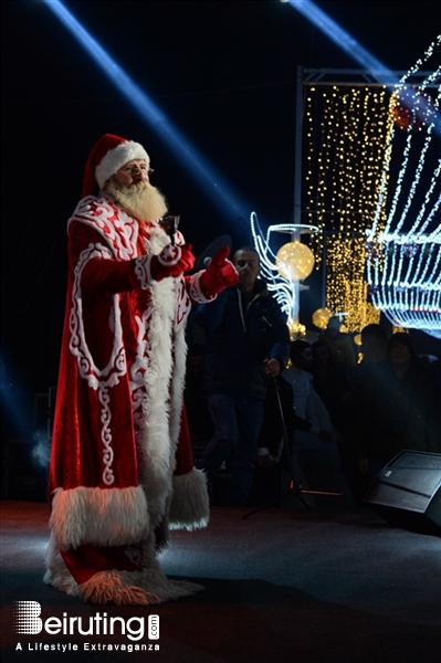 Nightlife Becharre celebrating Christmas Lebanon