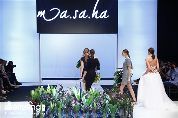 Biel Beirut-Downtown Exhibition Wedding Folies - The Bridal Expo The floral runway by Masaha Lebanon