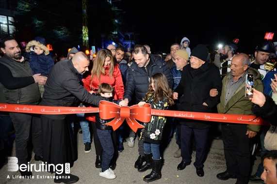 Nightlife Becharre celebrating Christmas Lebanon