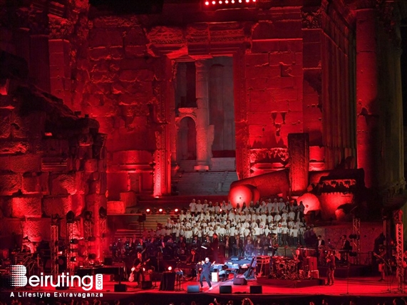 Baalback Festival Concert Ibrahim Maalouf at Baalbeck Festival Lebanon