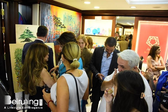 Social Event Luxuria II Luxury exhibition opening at Phoenicia Lebanon