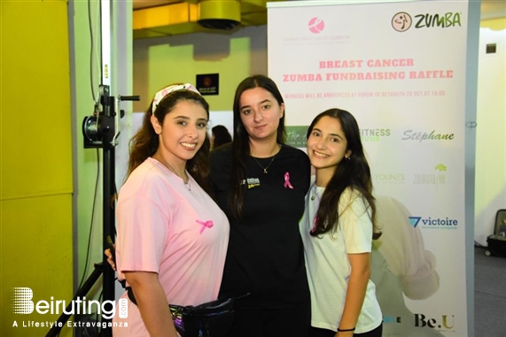 Forum de Beyrouth Beirut Suburb Social Event Breast Cancer zumbathon Event Lebanon