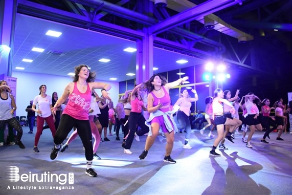 Forum de Beyrouth Beirut Suburb Social Event Breast Cancer zumbathon Event Lebanon