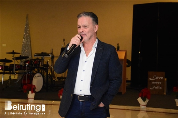 Dr Anthony Fakhoury Christmas dinner Lebanon