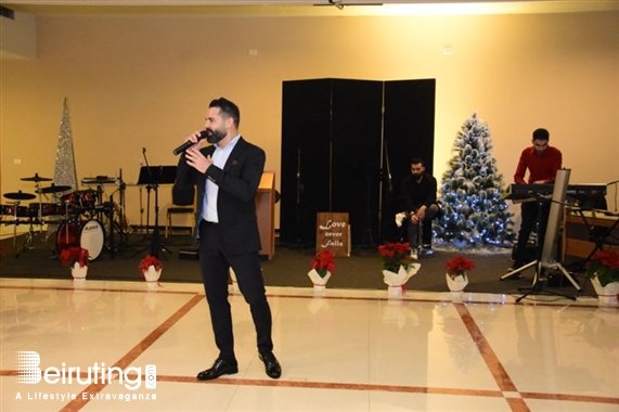 Dr Anthony Fakhoury Christmas dinner Lebanon