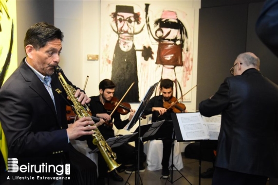 Social Event Raouf Rifai harmonizing colors exhibition Lebanon