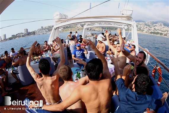 La Marina Dbayeh Beach Party Absolut Vodka Boat Journey Lebanon