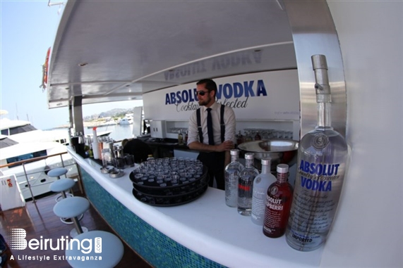 La Marina Dbayeh Beach Party Absolut Vodka Boat Journey Lebanon