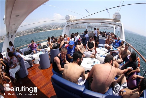 La Marina Dbayeh Beach Party Absolut Vodka Boat Journey Lebanon