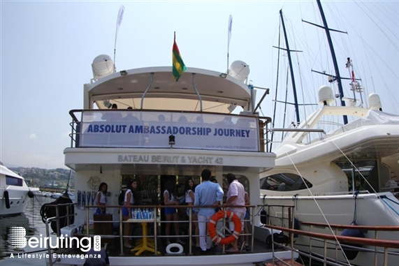 La Marina Dbayeh Beach Party Absolut Vodka Boat Journey Lebanon