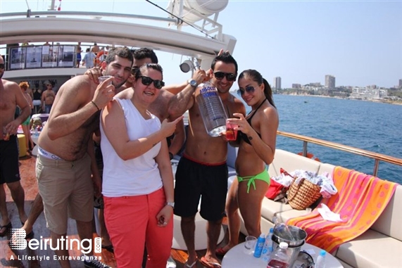 La Marina Dbayeh Beach Party Absolut Vodka Boat Journey Lebanon