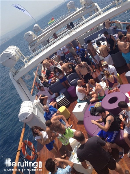 La Marina Dbayeh Beach Party Absolut Vodka Boat Journey Lebanon