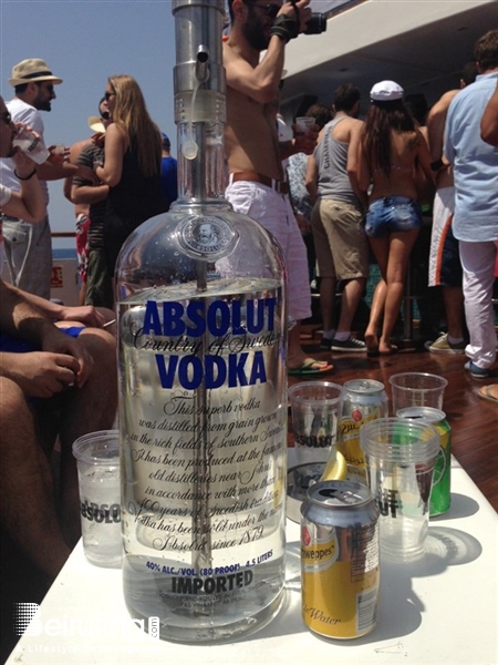 La Marina Dbayeh Beach Party Absolut Vodka Boat Journey Lebanon