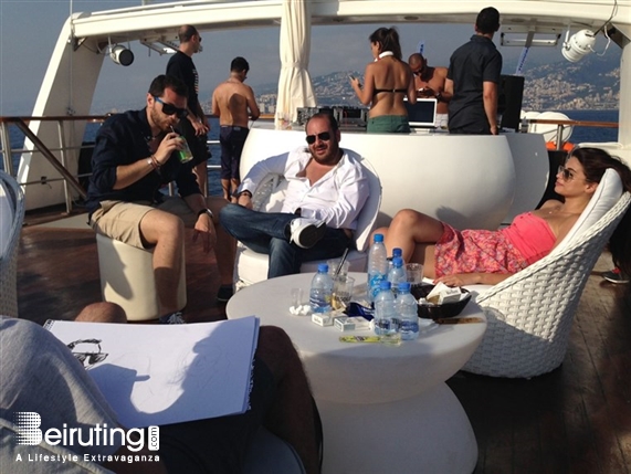 La Marina Dbayeh Beach Party Absolut Vodka Boat Journey Lebanon