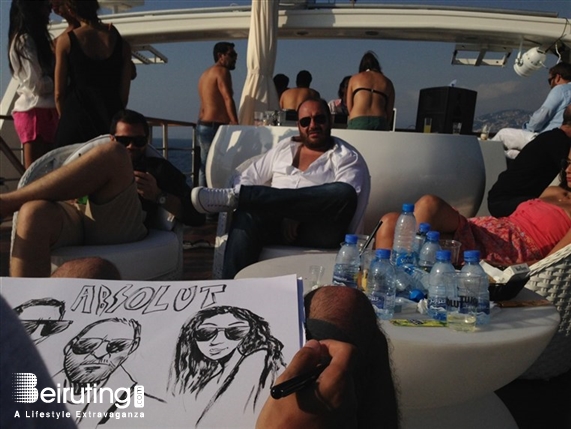 La Marina Dbayeh Beach Party Absolut Vodka Boat Journey Lebanon