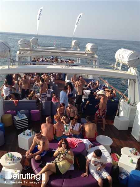 La Marina Dbayeh Beach Party Absolut Vodka Boat Journey Lebanon