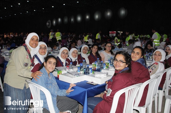 Biel Beirut-Downtown Social Event Ajialouna Iftar for 2000 orphans Lebanon