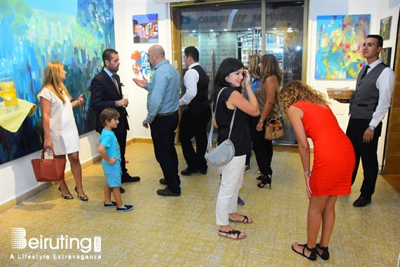 Activities Beirut Suburb Exhibition Opening of Louma Rabah Art Studio Lebanon