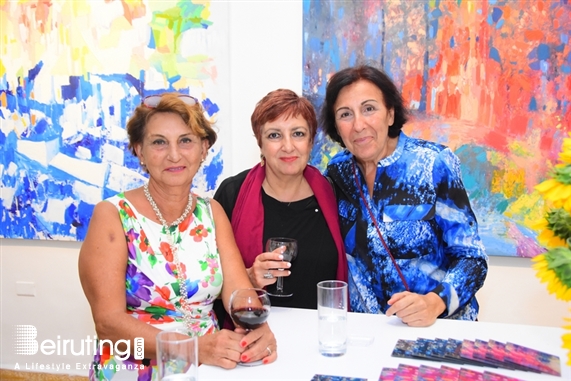 Activities Beirut Suburb Exhibition Opening of Louma Rabah Art Studio Lebanon