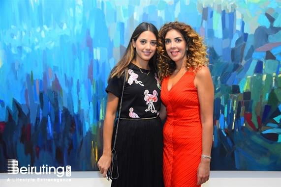 Activities Beirut Suburb Exhibition Opening of Louma Rabah Art Studio Lebanon